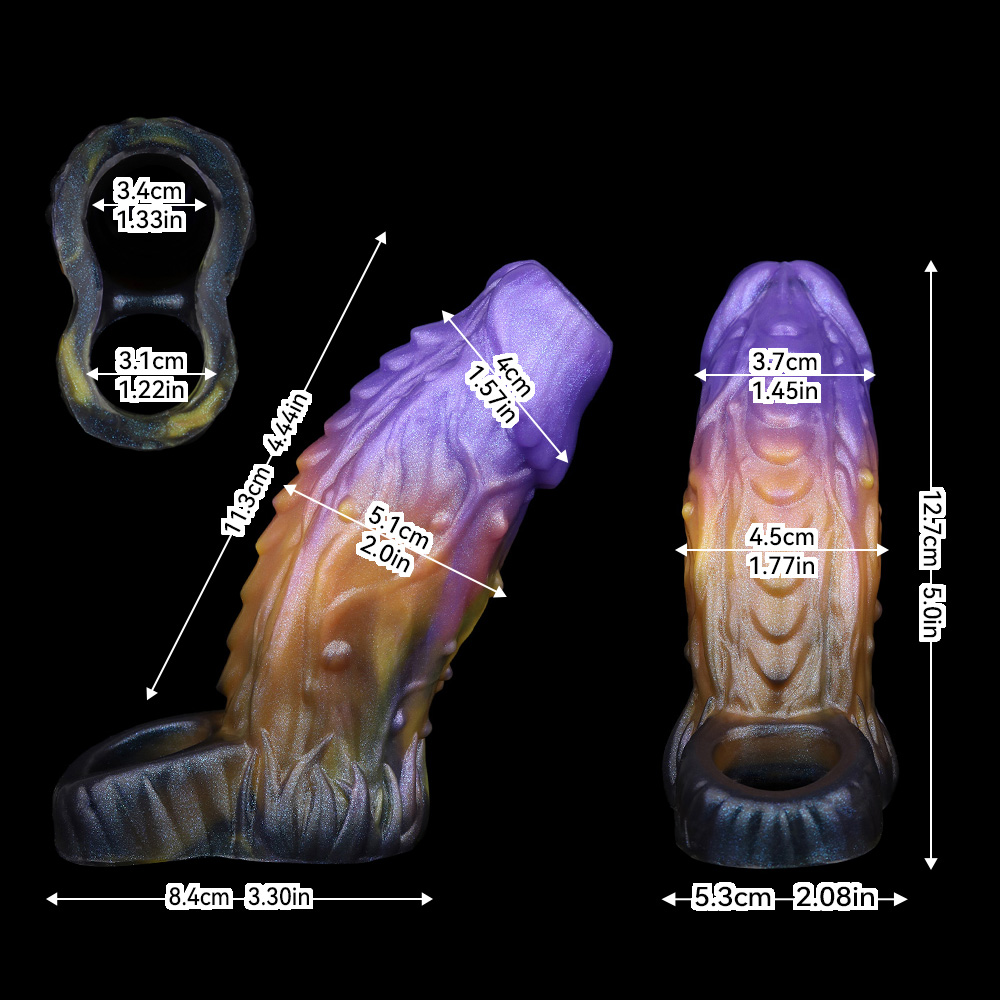 (image for) Heavy Silicone Penis Sleeve - Achrios