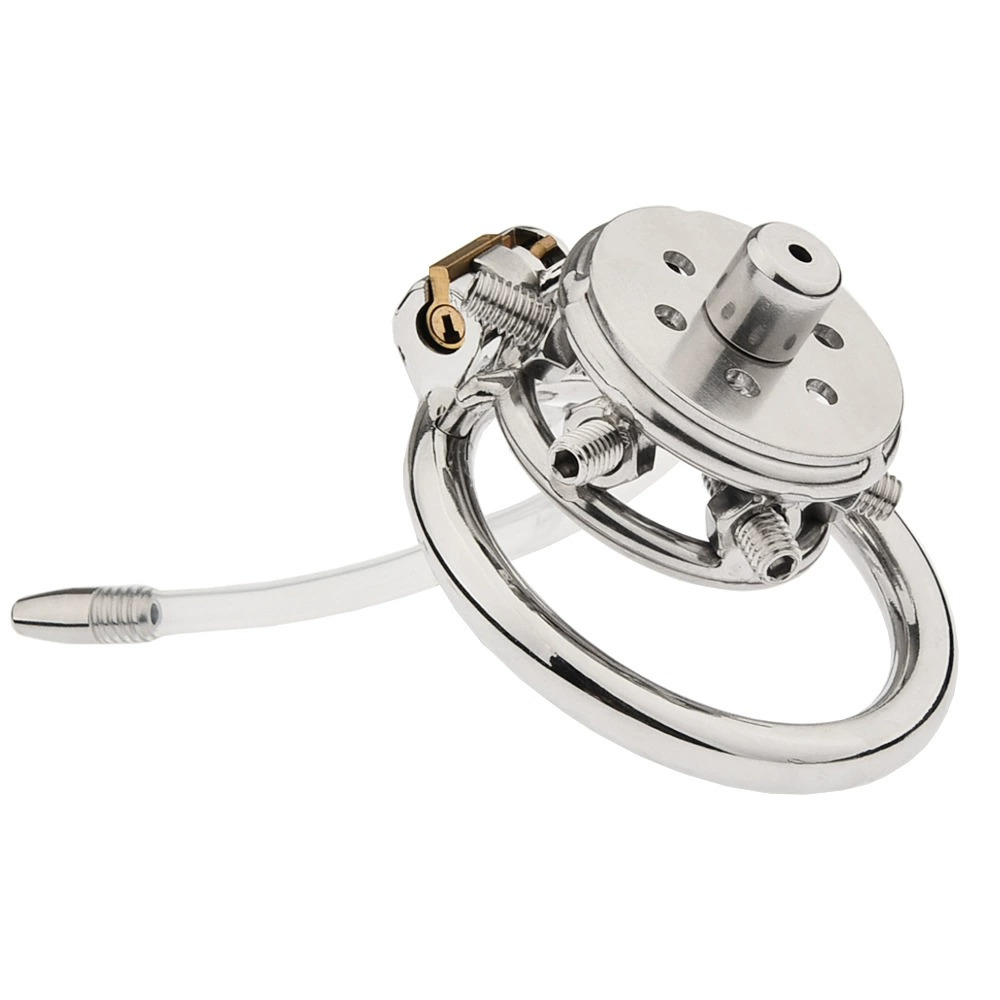 Bolted Chastity Cage With Spikes