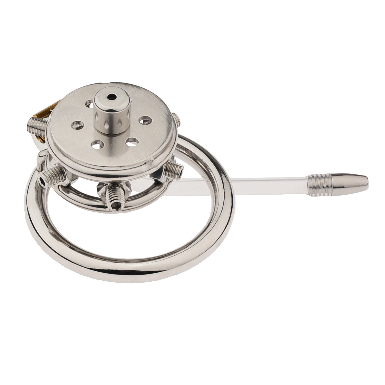 (image for) Bolted Chastity Cage With Spikes