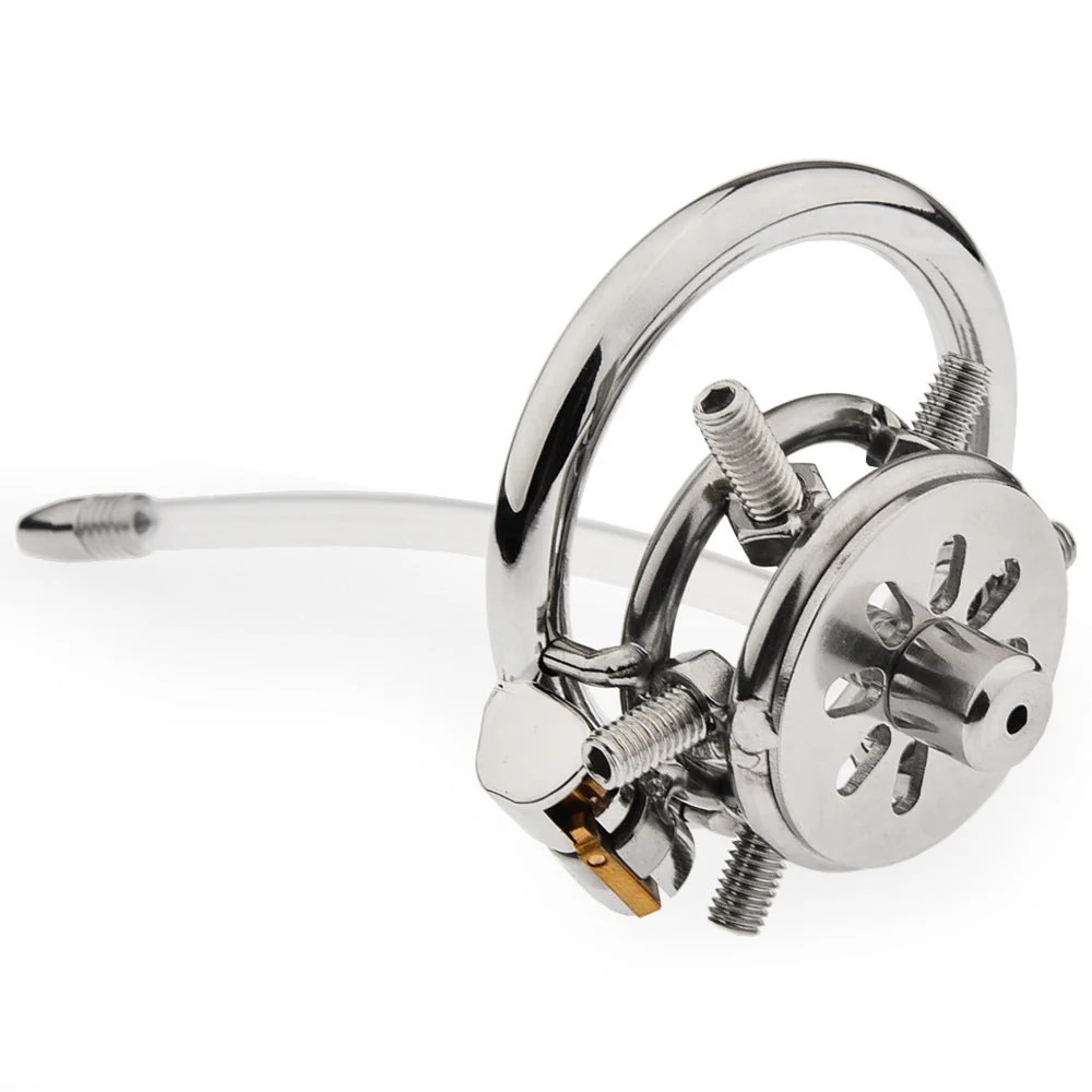 (image for) Bolted Chastity Cage With Spikes