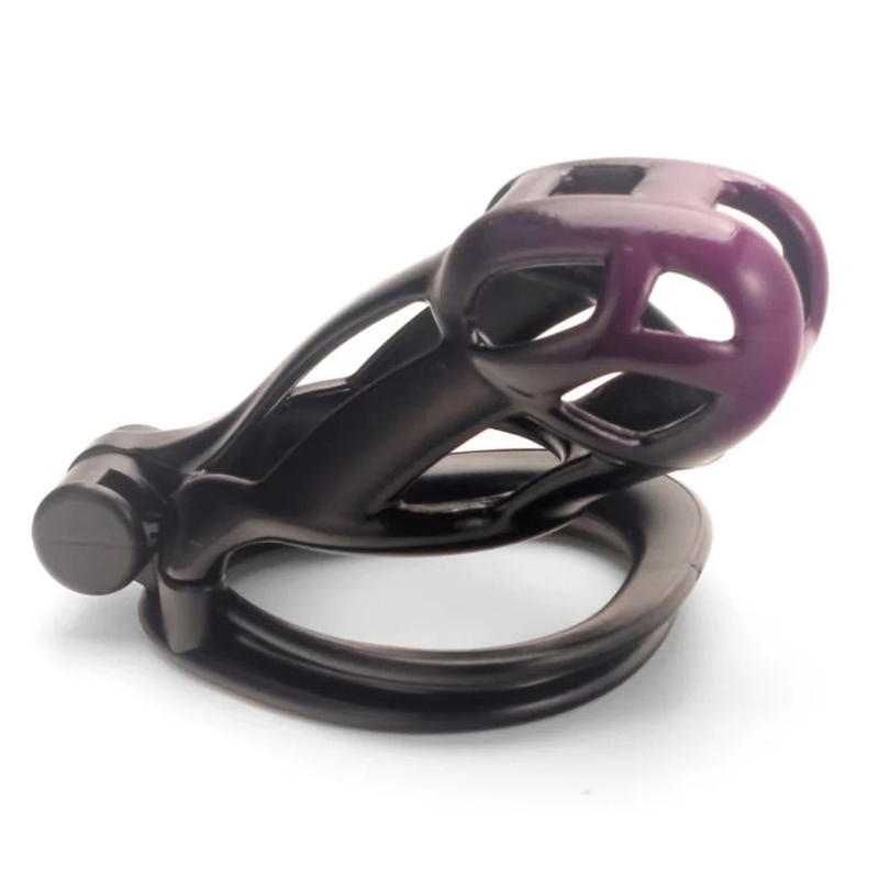 (image for) Black and Purple Cobra Chastity Cage