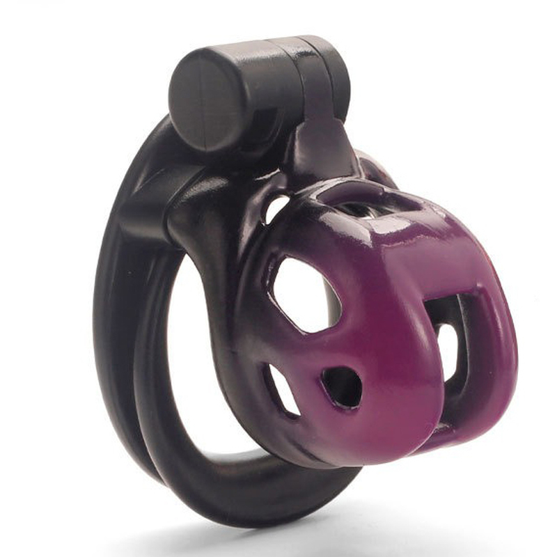 (image for) Black and Purple Cobra Chastity Cage