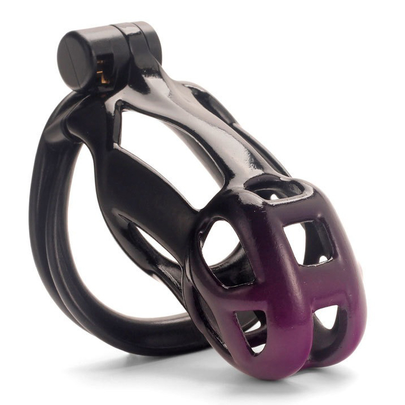 (image for) Black and Purple Cobra Chastity Cage