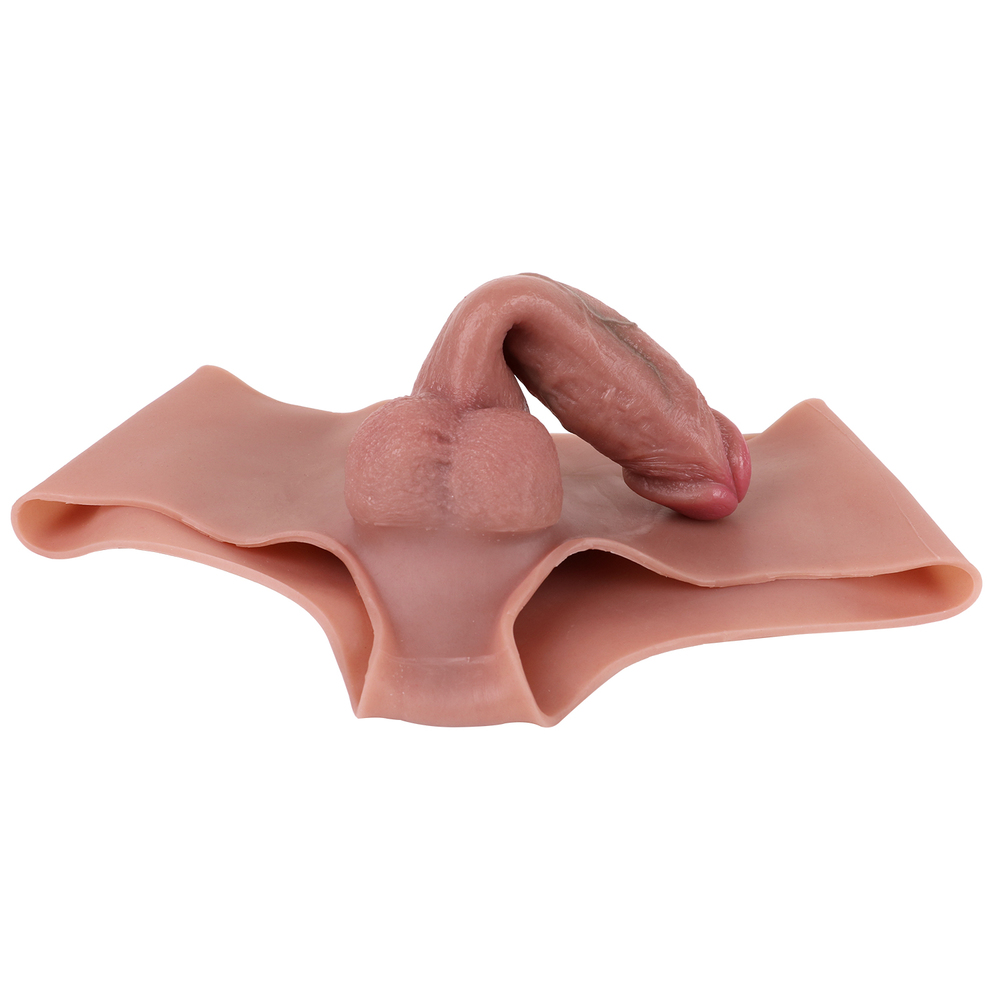(image for) Wearable Silicone Soft Hollow Dildo Panty