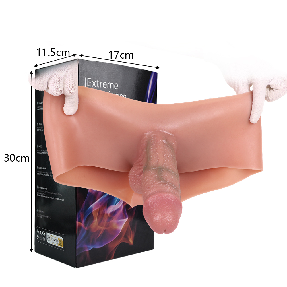 (image for) Lifelike Texture Soft Penis Sleeve Extender