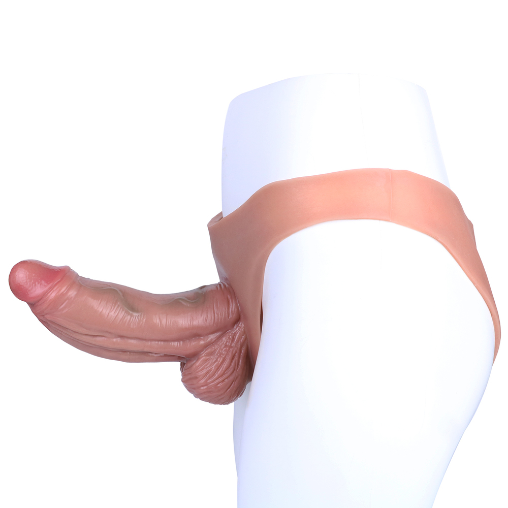 (image for) Realistic Silicone Penis Sleeve Briefs