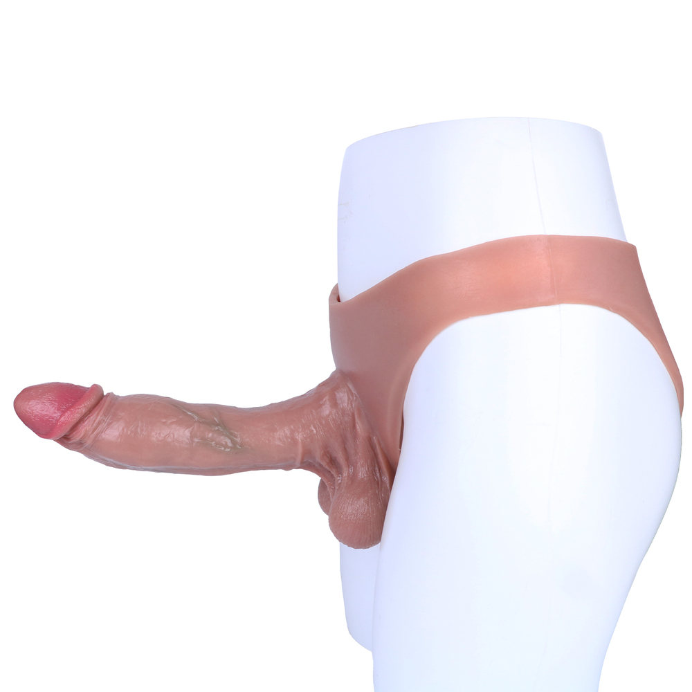 (image for) 10.5 Inches Wearable Hollow Dildo