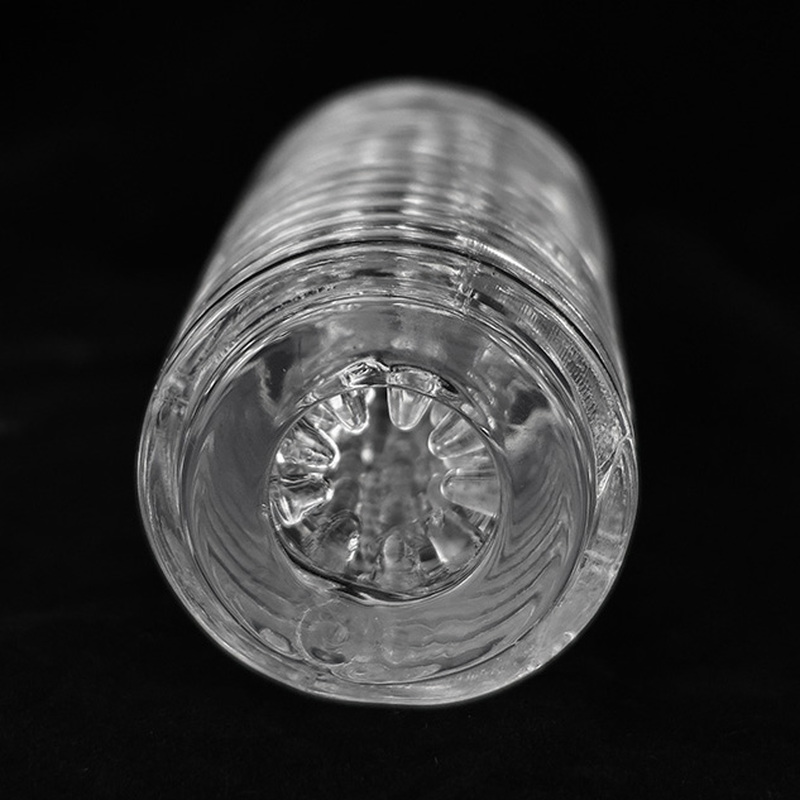 (image for) Clear Textured Pleasure Enhancing Male Stroker