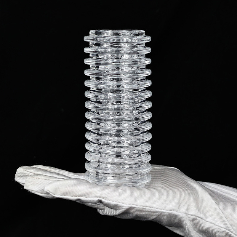 (image for) Clear Textured Pleasure Enhancing Male Stroker