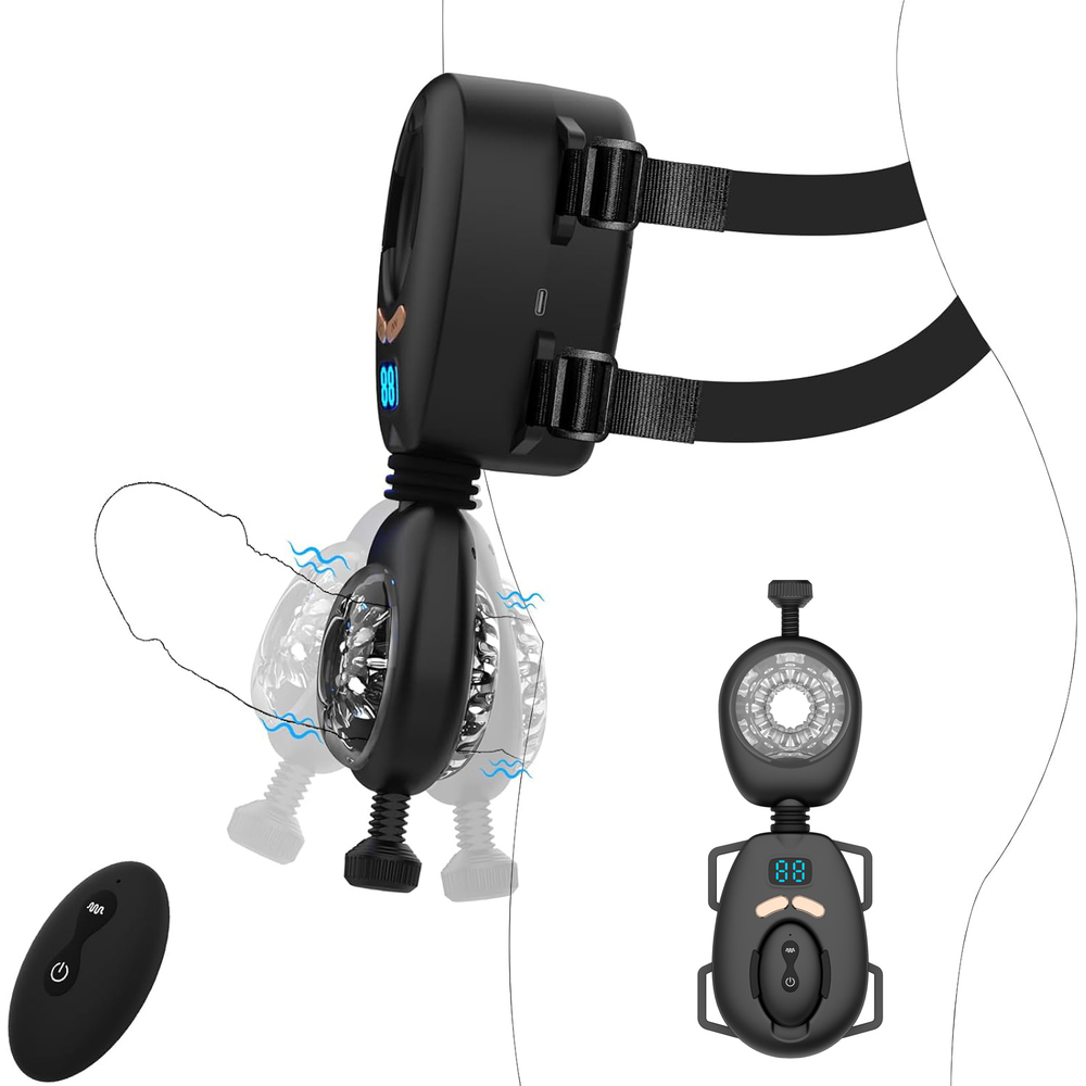 Wearable Male Masturbator with Swing Function