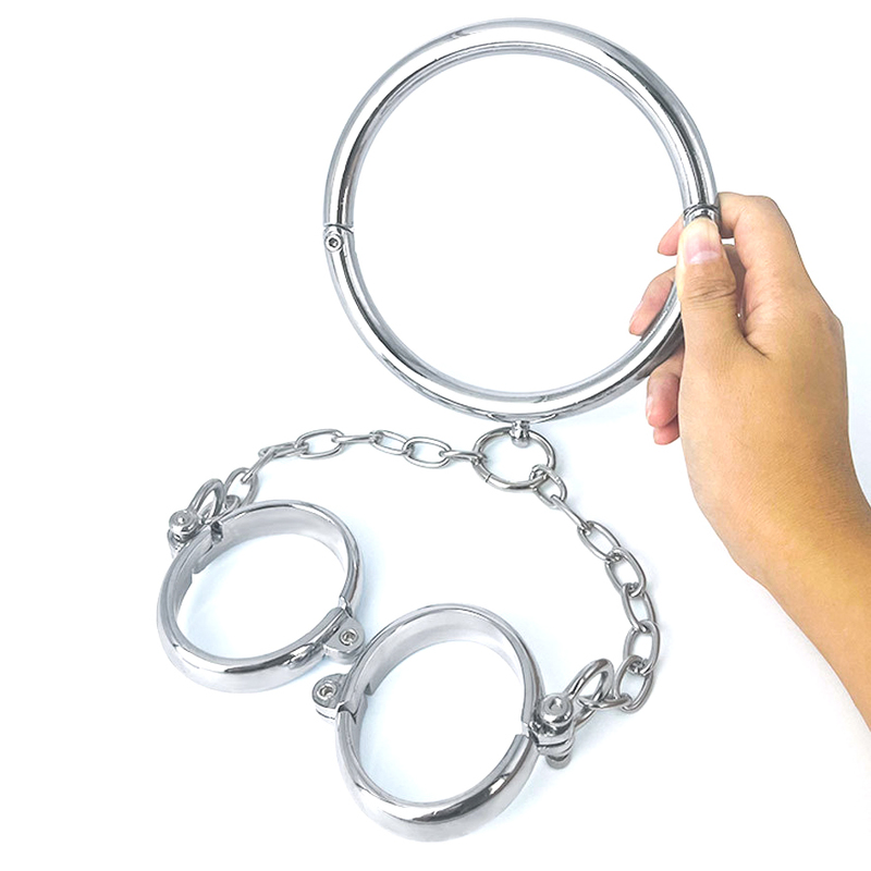 Neck to Wrist Bondage Set