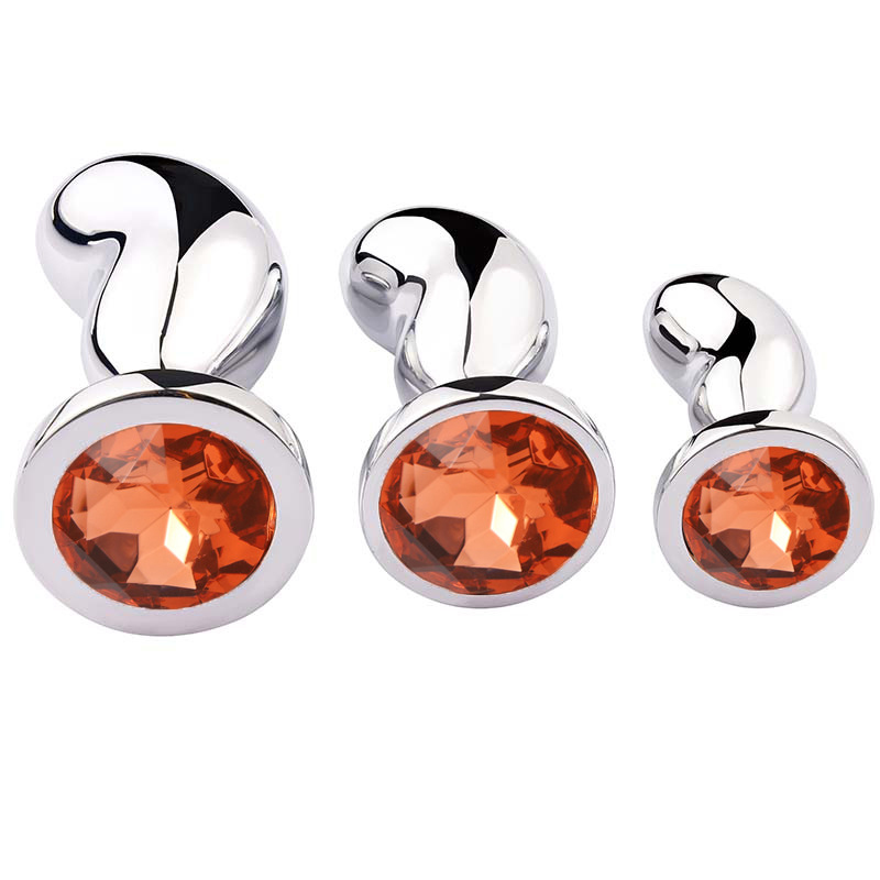 (image for) Metal Diamond Prostate Butt Plug