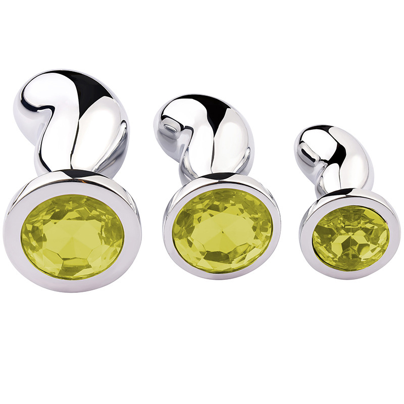 (image for) Metal Diamond Prostate Butt Plug