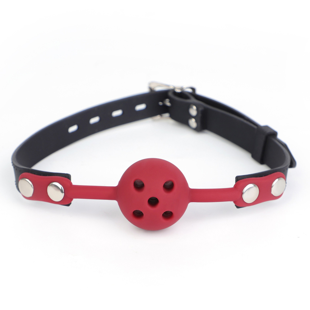 (image for) Silicone Sex Gag with Breathing Holes
