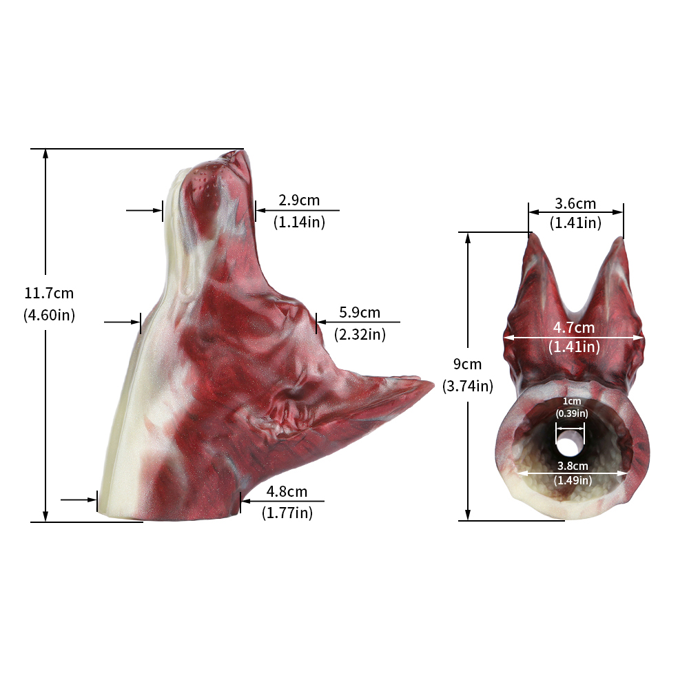 (image for) Fantasy Mouth Opener Gag - Wolfdog
