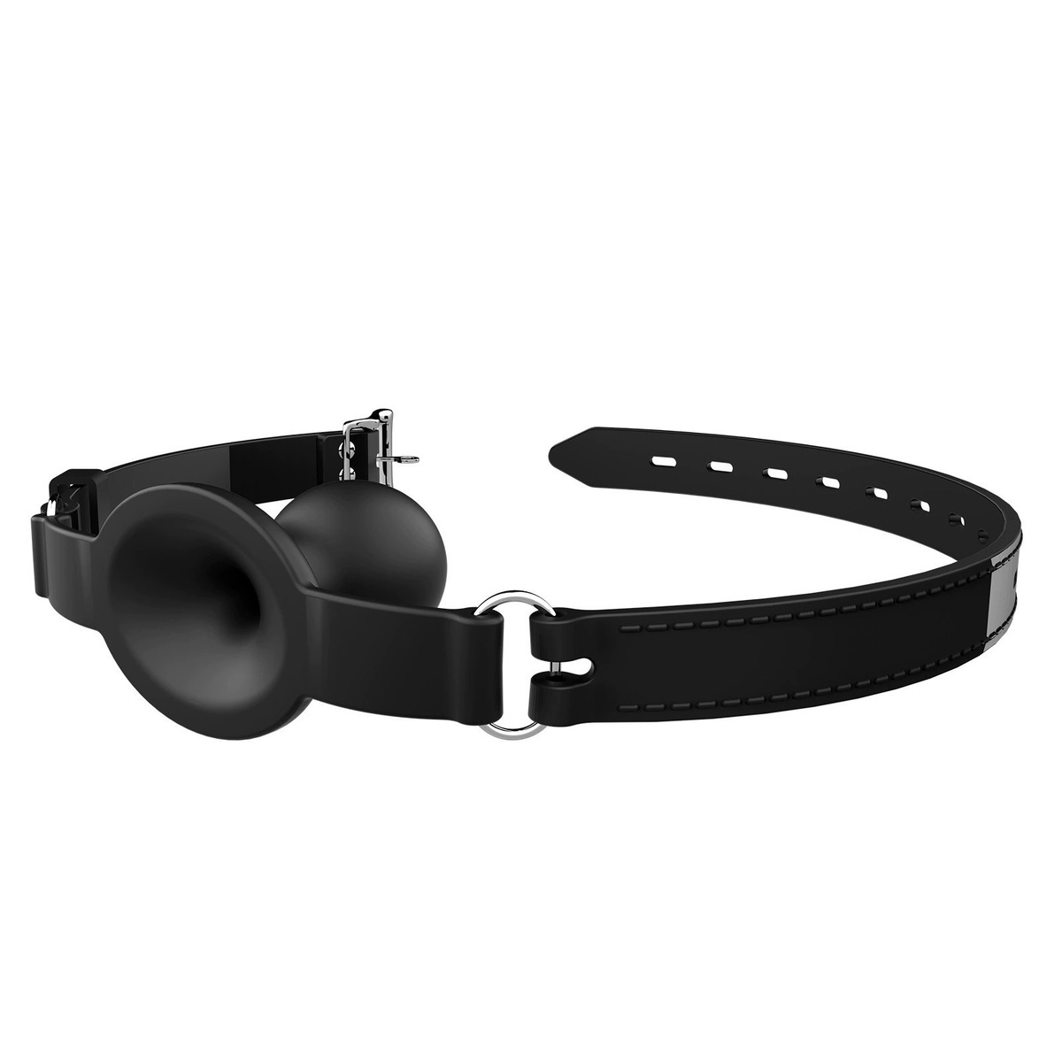 (image for) Silicone Harness Hollow Ball Gag