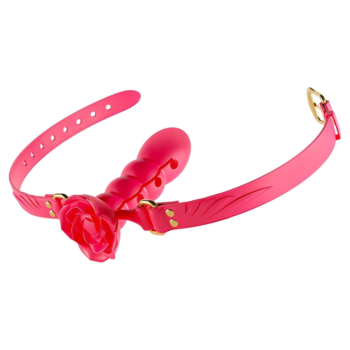 Rose Gag with Open Mouth Bondage