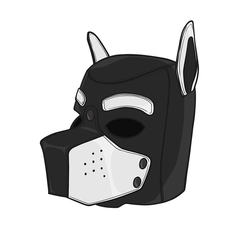(image for) Pet Play Puppy Hood Mask