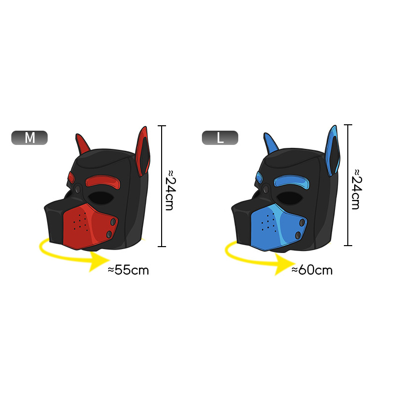 (image for) Pet Play Puppy Hood Mask