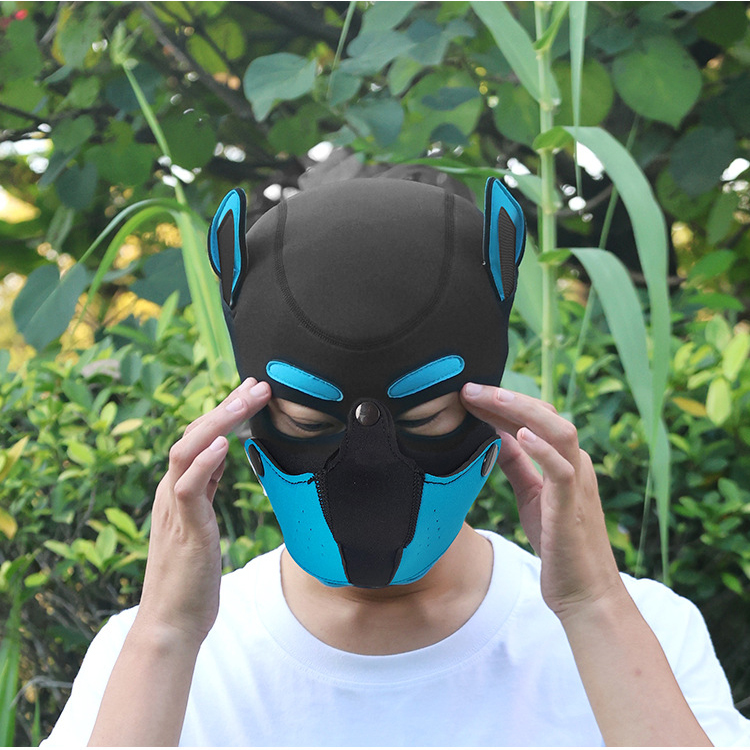 (image for) Pet Play Puppy Hood Mask