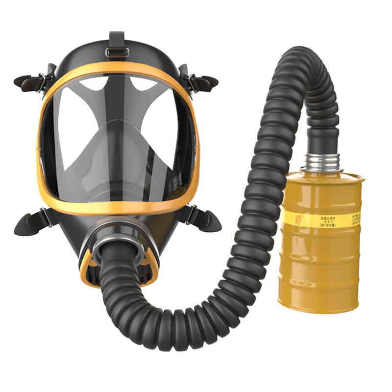 Full Face Safety Gas Mask With Tube