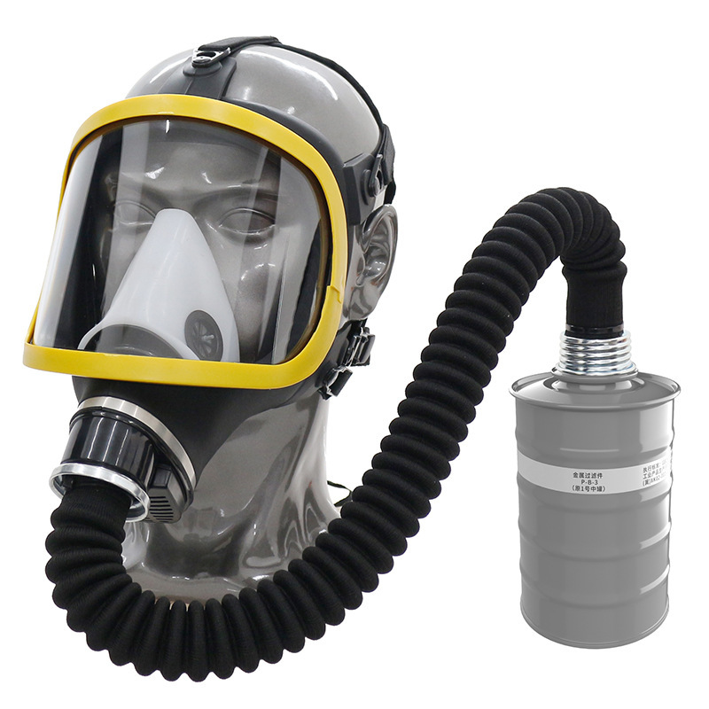 Full Face Safety Gas Mask With Tube