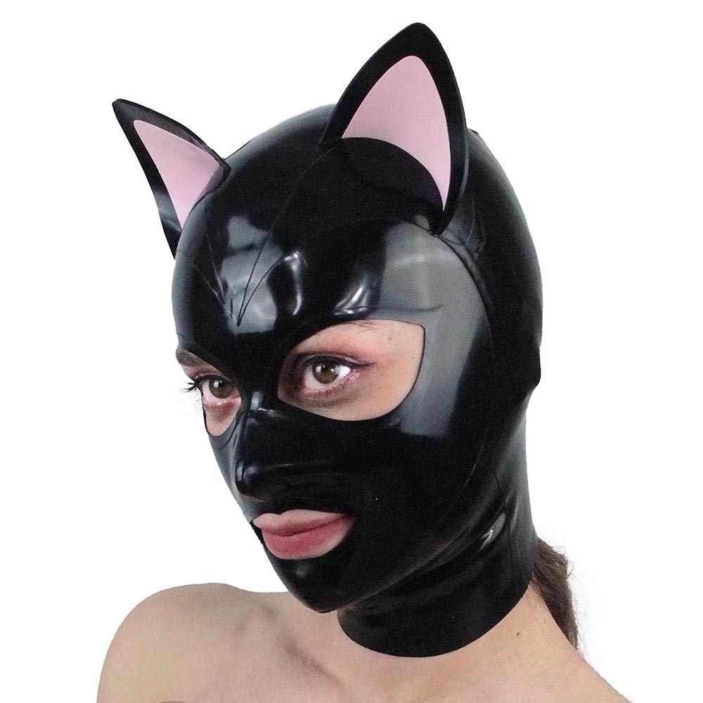 (image for) Latex Hood with Cat Ears