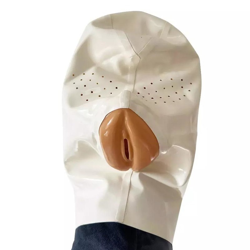(image for) Latex Rubber Mask Hood with Vaginal