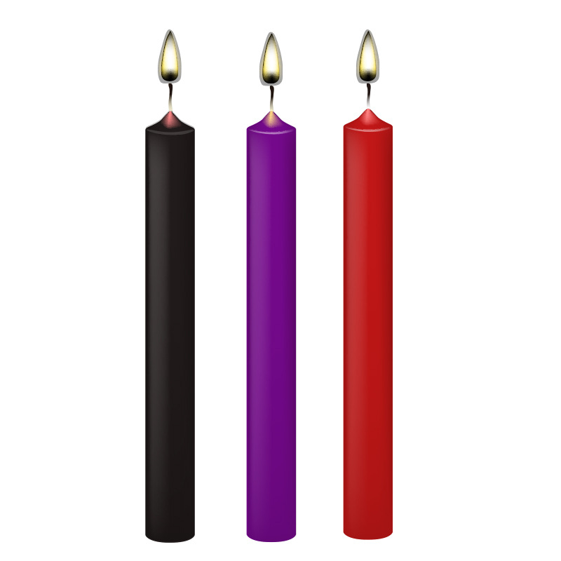 Colorful Party Candles In 3pcs/Pack Colorful Party Candles In 3pcs/Pack