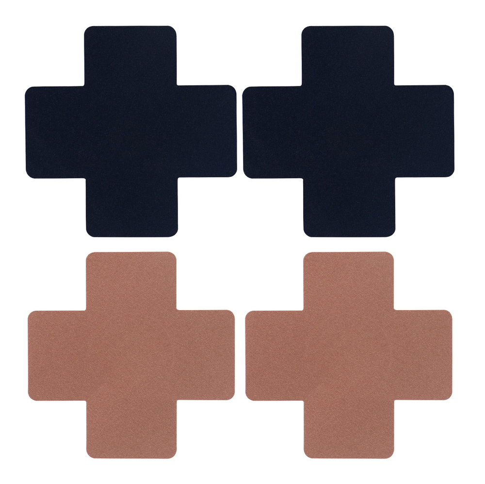 (image for) Cross Shape Self-adhesive Nipple Patches