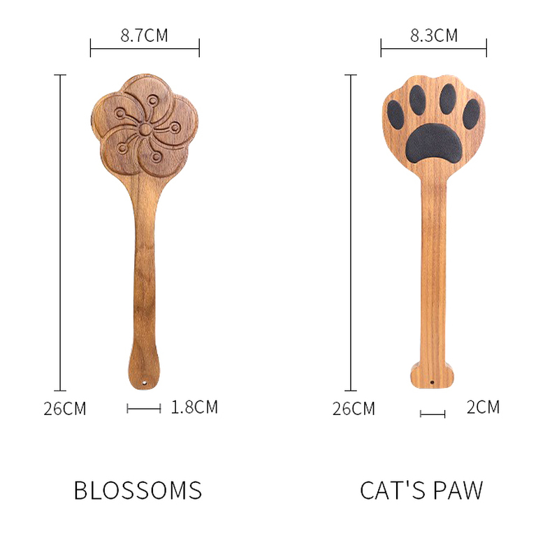 (image for) Blossoms Wooden Spanking Paddle