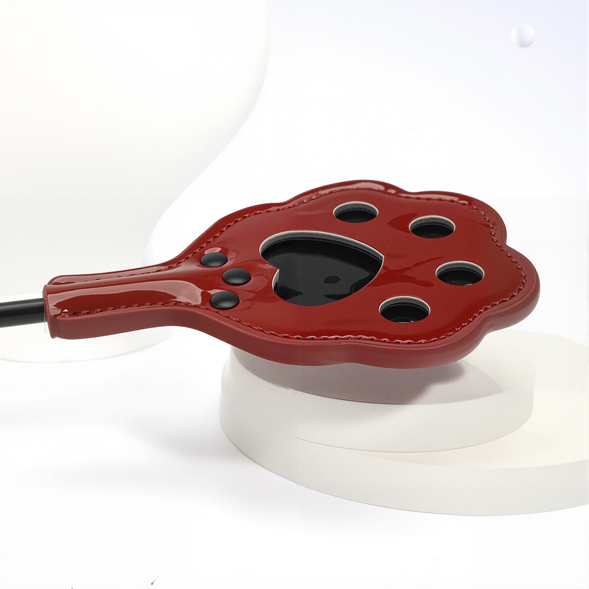 (image for) Bright Leather Cat's Paw Riding Crop
