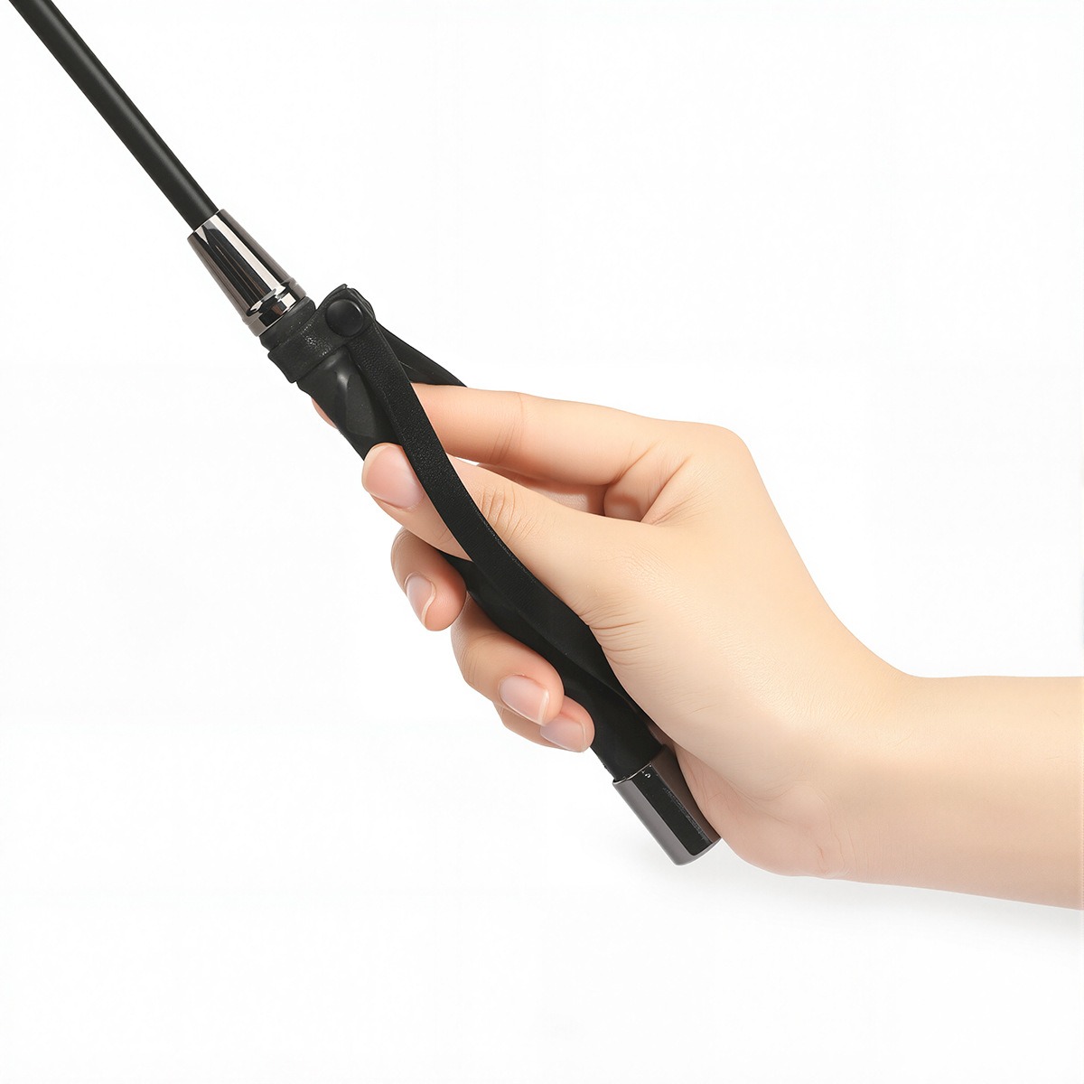 (image for) Bright Leather Cat's Paw Riding Crop
