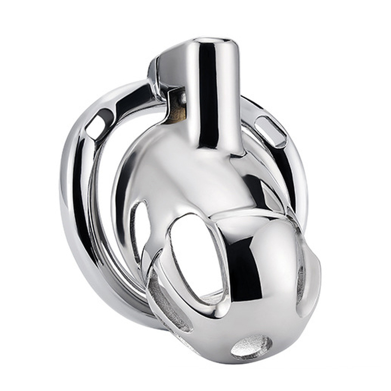 (image for) Stainless Steel Chastity Cage With Strap