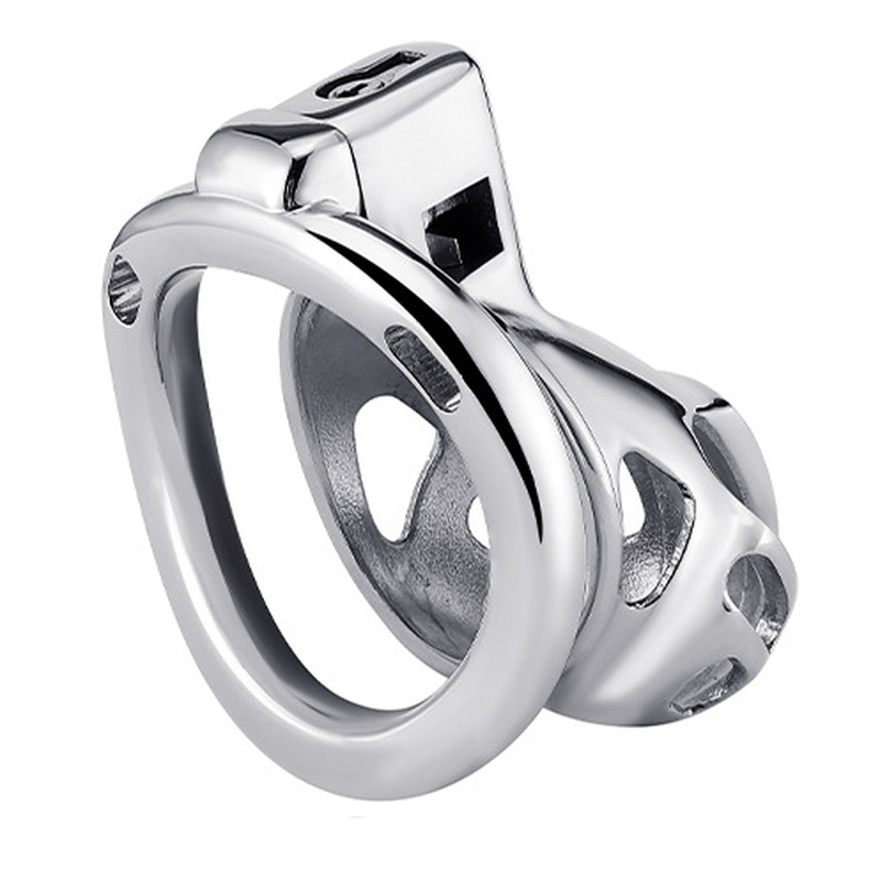 (image for) Stainless Steel Chastity Cage With Strap