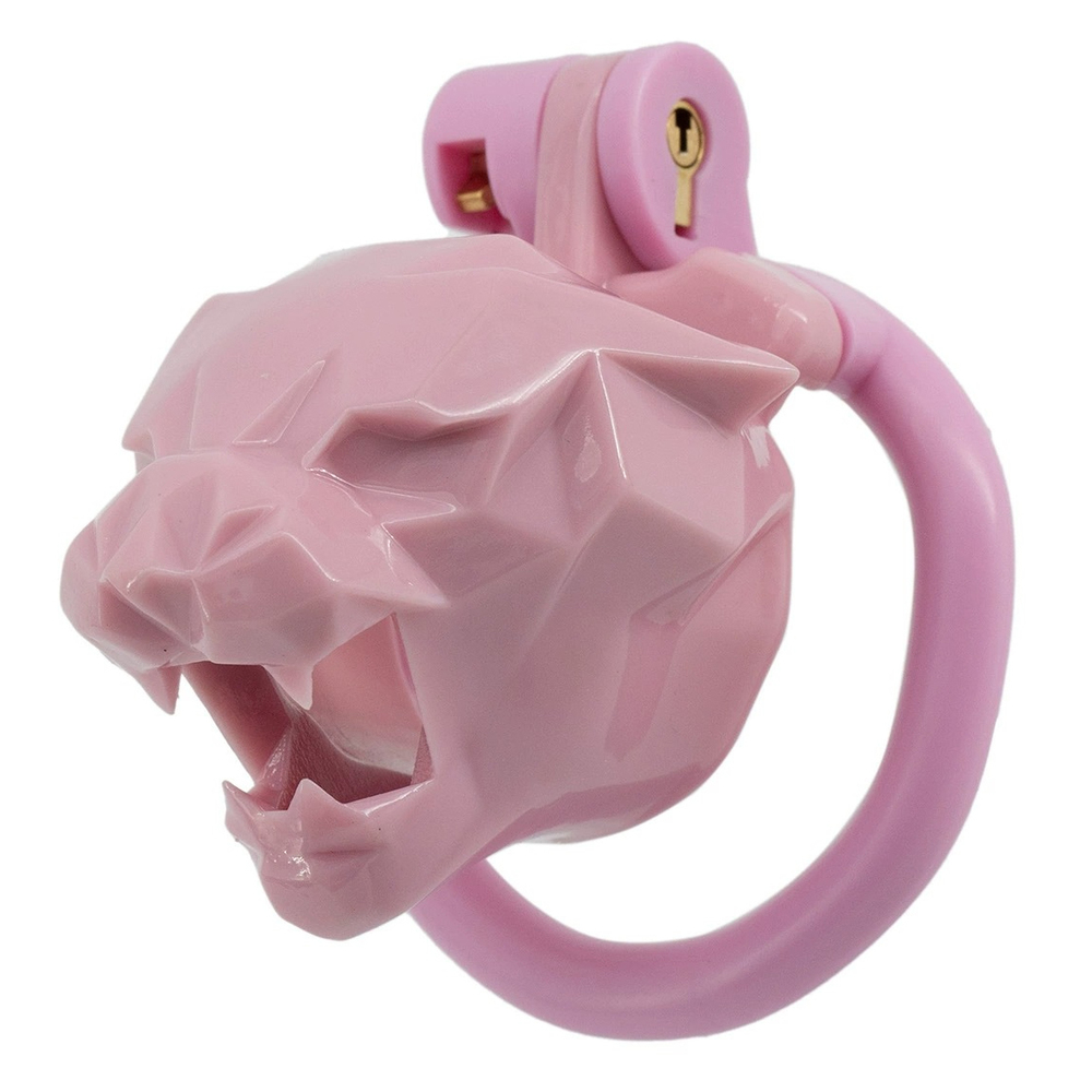 (image for) Leopard Head Chastity Cage