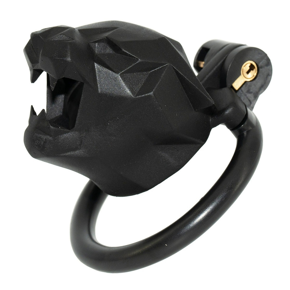 (image for) Leopard Head Chastity Cage