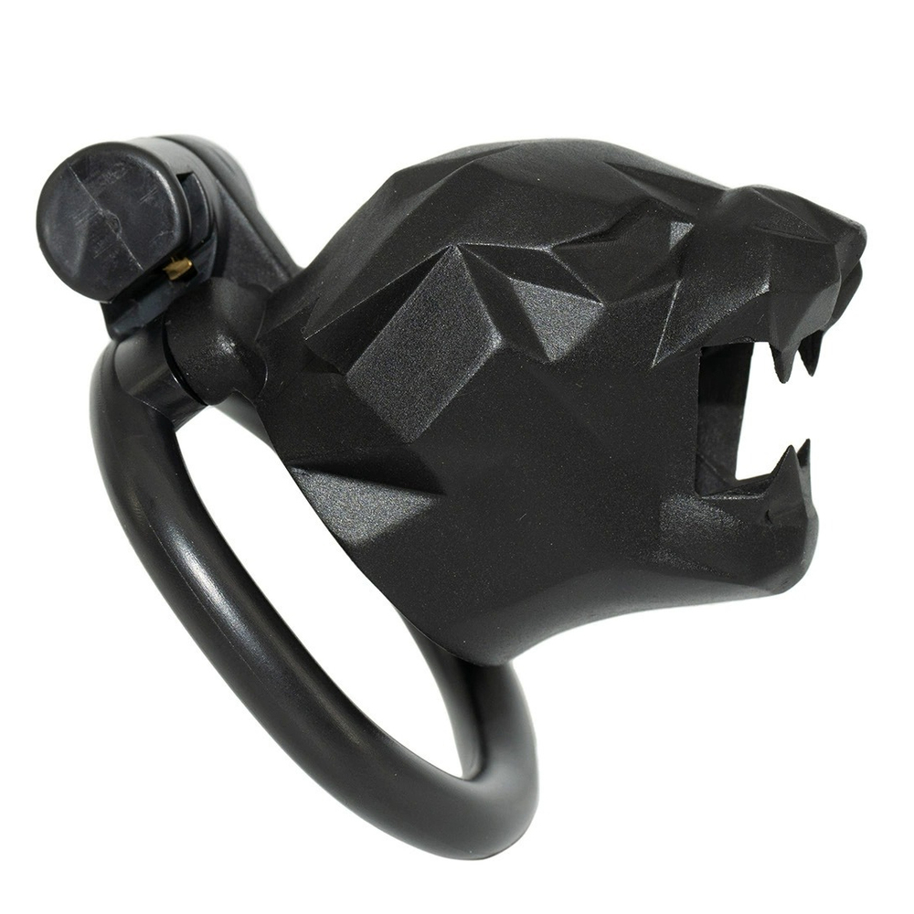 (image for) Leopard Head Chastity Cage