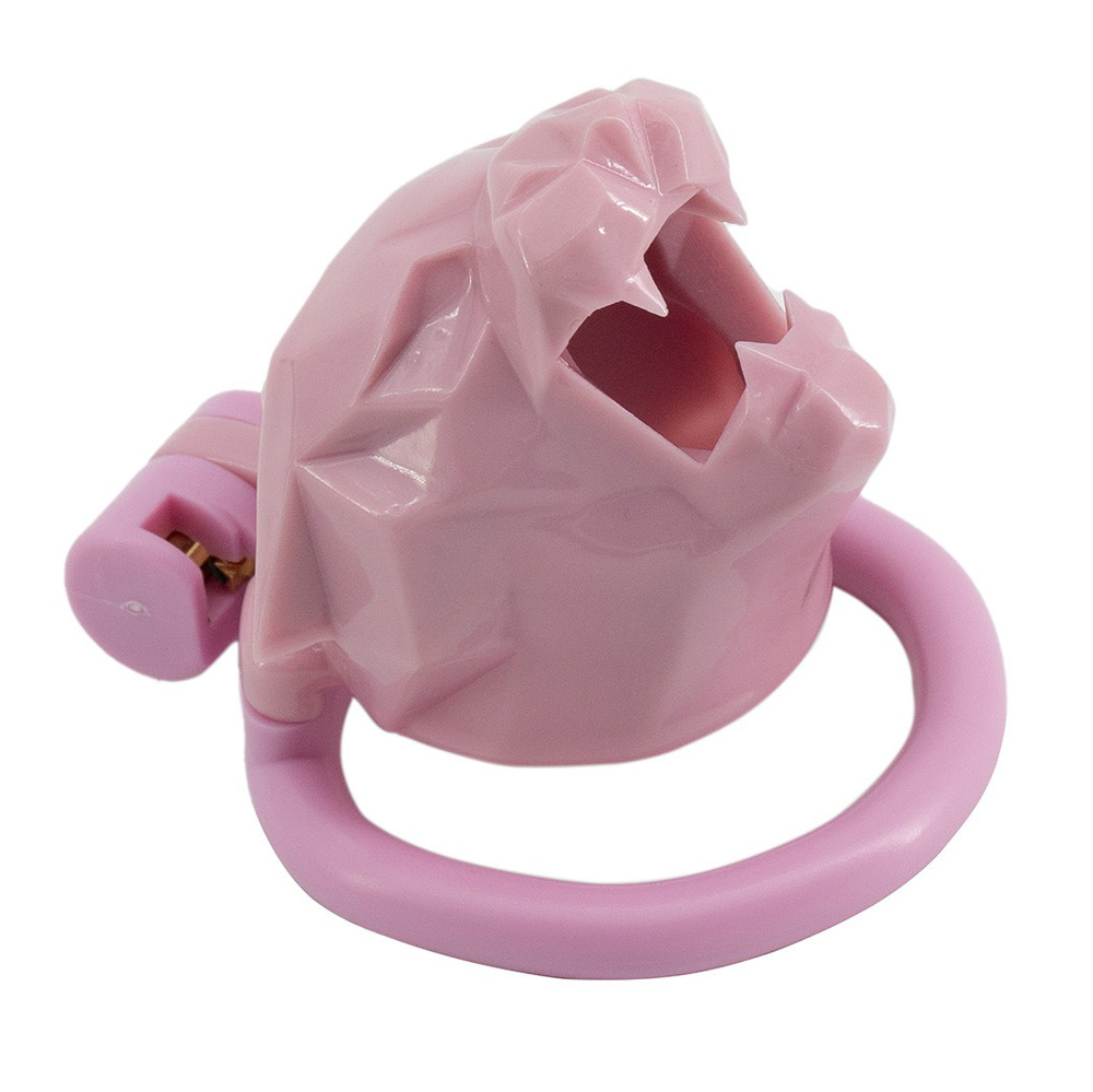 (image for) Leopard Head Chastity Cage