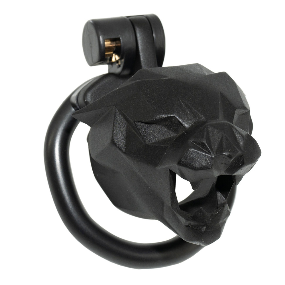(image for) Leopard Head Chastity Cage