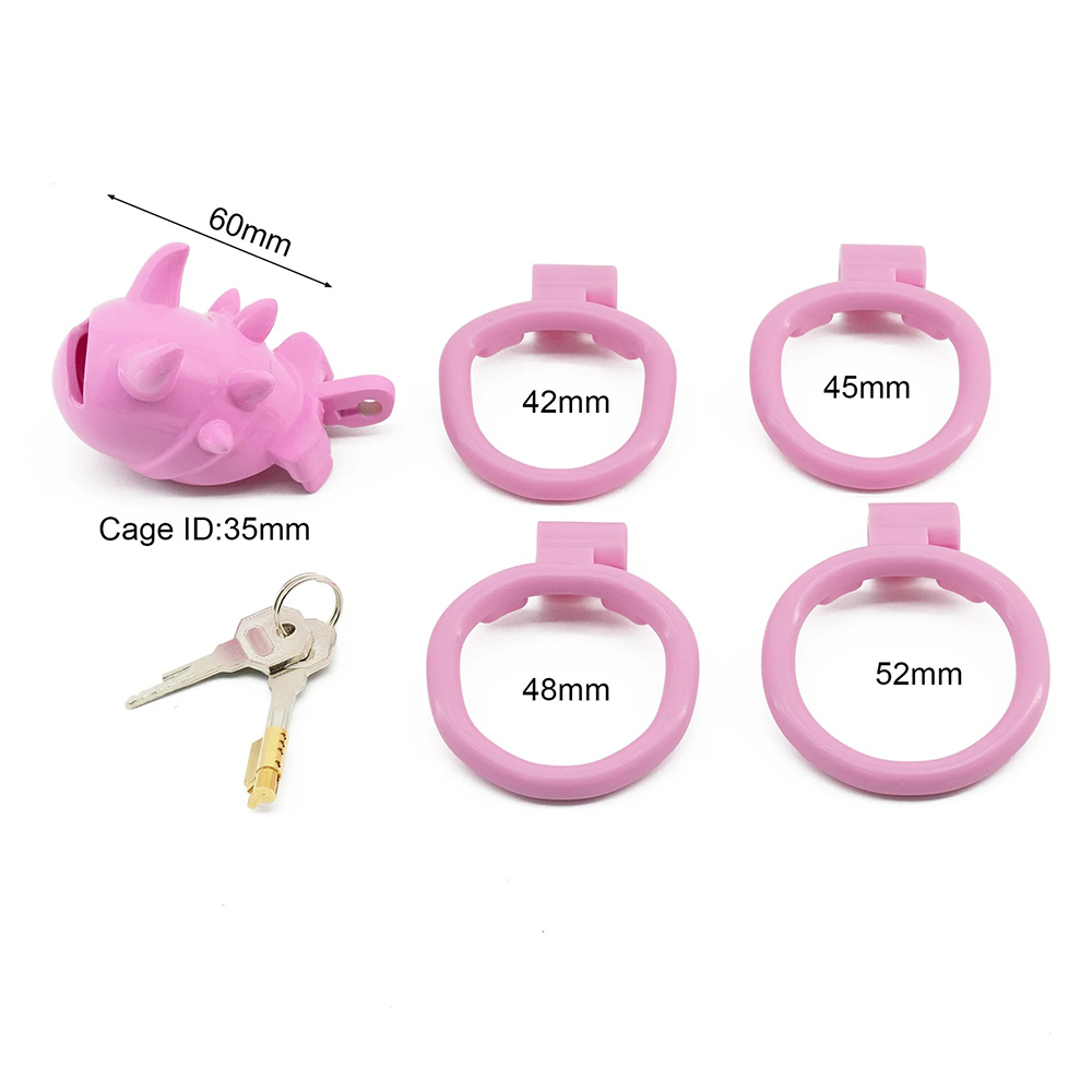 (image for) Demon Spiked Lightweight Resin Chastity Cage