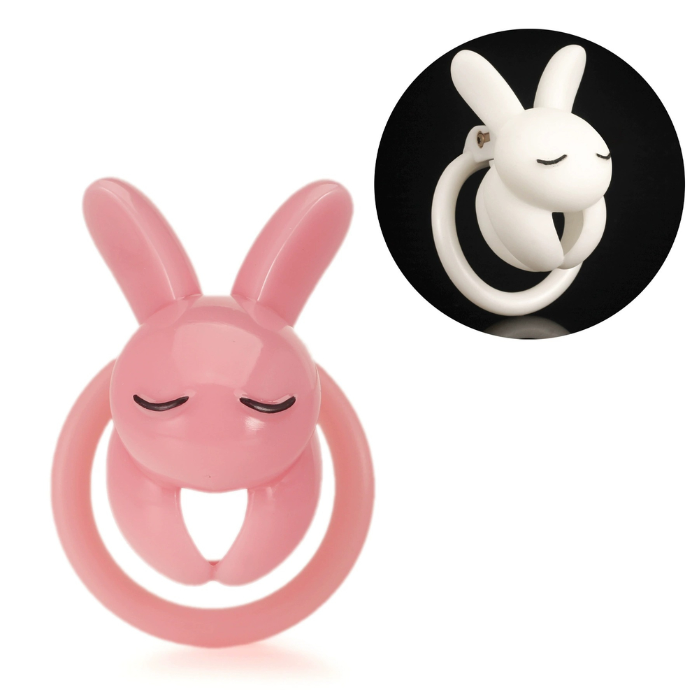 Sleepy Bunny Chastity Cage