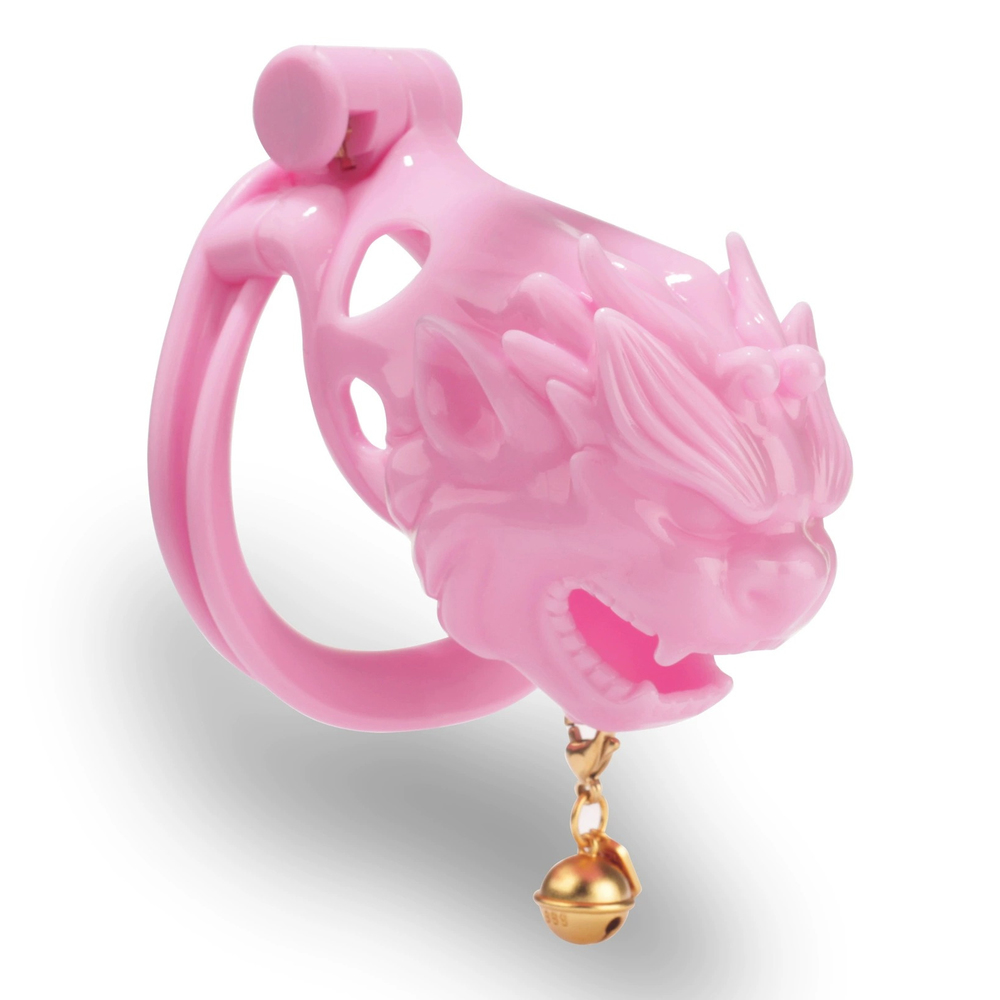 Dragon 3D Chastity Cage With Bell