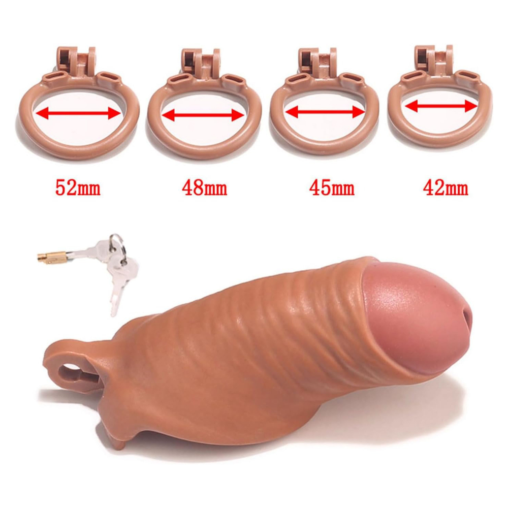 (image for) V2.0 Men's Simulated Penis Chastity Cage