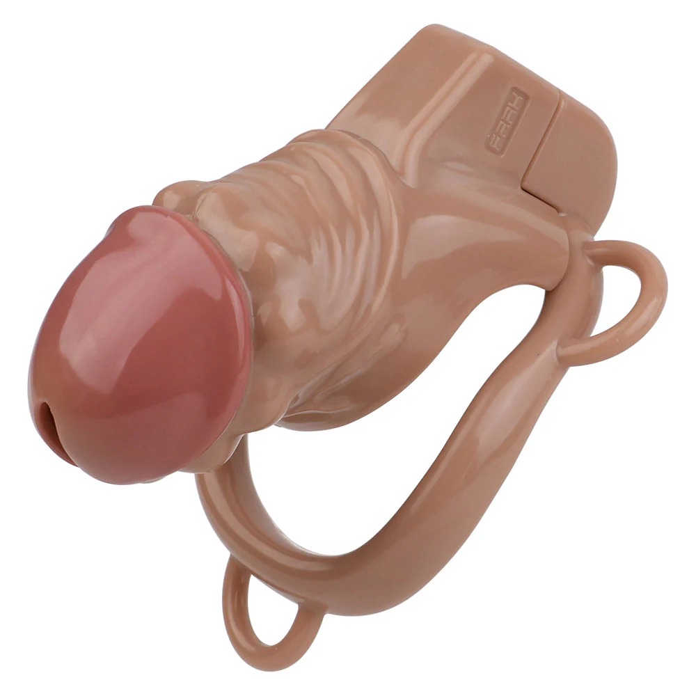 (image for) Realistic Penis Resin Chastity Cage