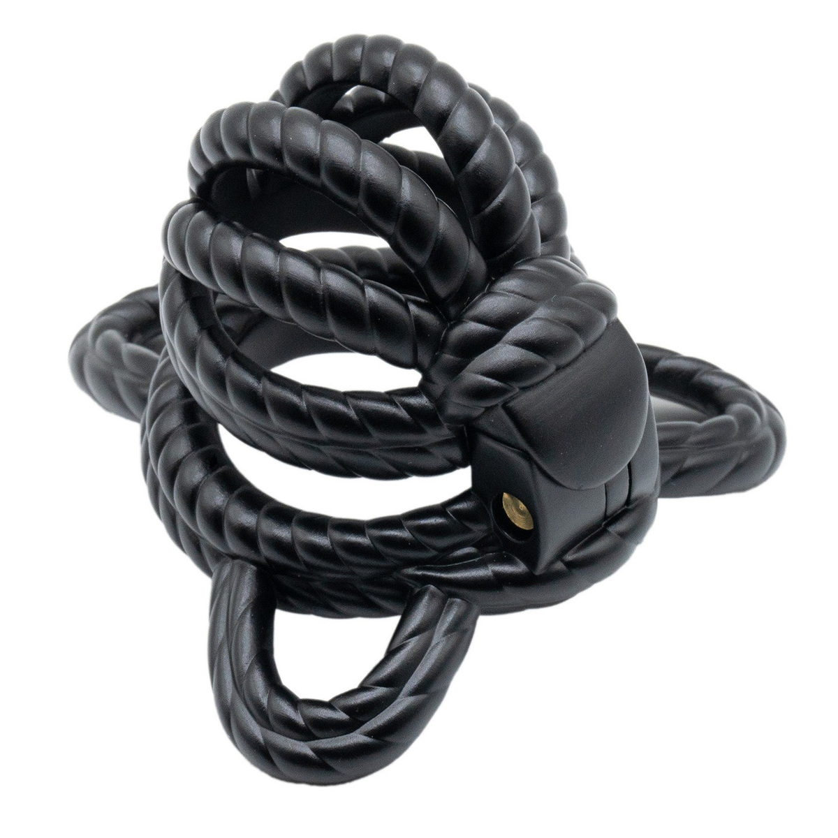 (image for) Rope Chastity Cage With Strap