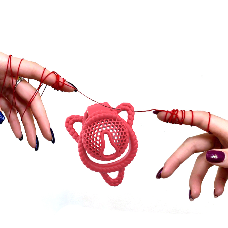 (image for) Honeycomb Bundled Chastity Cage With Ears