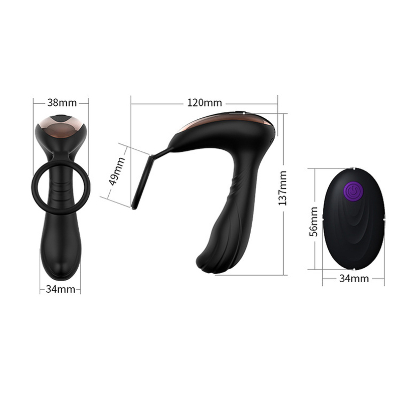 (image for) Prostate Vibrator With Cock Ring