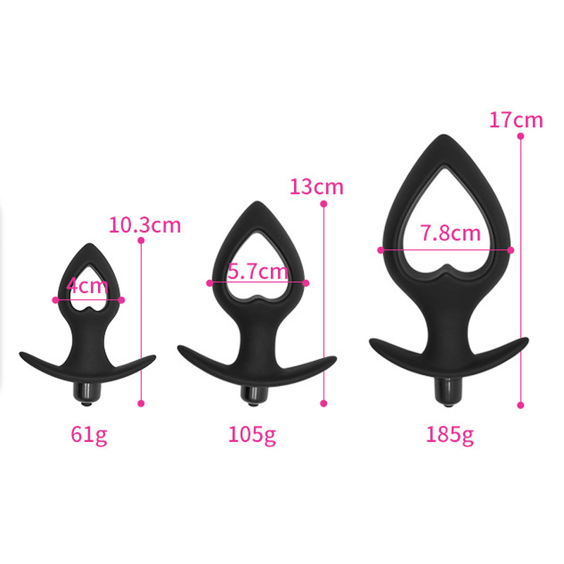 (image for) Heart Silicone Anal Plug