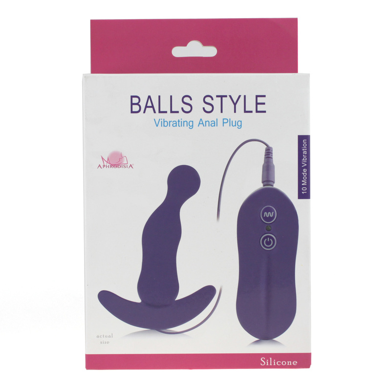 (image for) Balls Style Vibrating Anal Plug